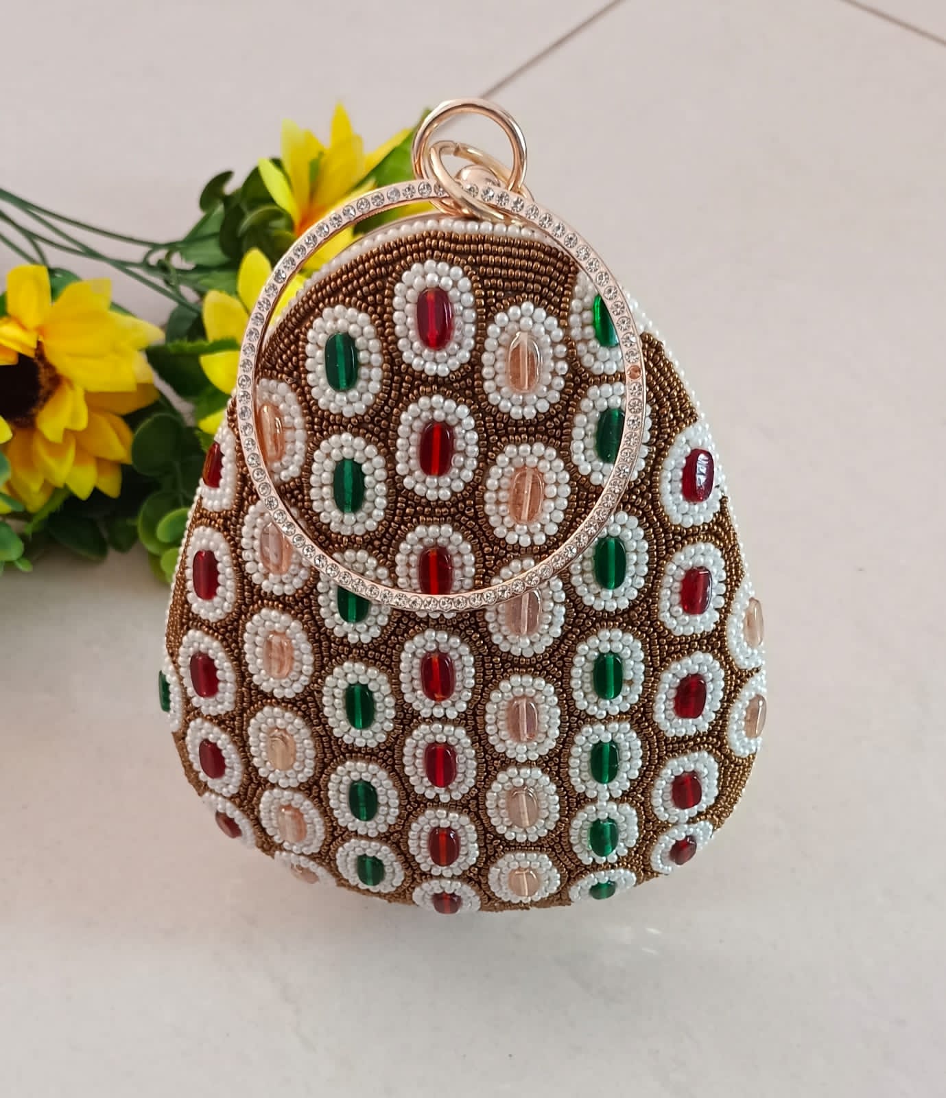 New Wedding Wear Embroidered Potli Purse